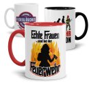 Feuerwehr Tasse -Verschiedene Spr&uuml;che-