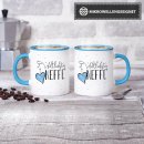 Tasse - Weltliebster Neffe - Innen &amp; Henkel Hellblau