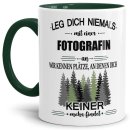 Berufe-Tasse - Leg dich niemals mit einer Fotografin an -...