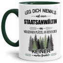 Berufe-Tasse - Leg dich niemals mit einer...