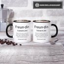 Tasse Dudenw&ouml;rter - Freundin - Innen &amp; Henkel...