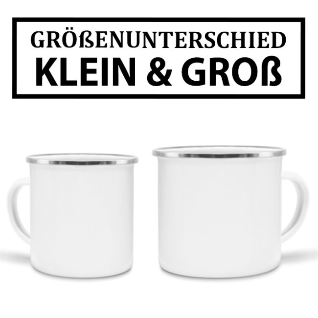 Tasse Dudenw&ouml;rter - Anw&auml;ltin - Emaille gro&szlig;