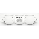 Tasse Dudenw&ouml;rter - Onkel - Emaille gro&szlig;