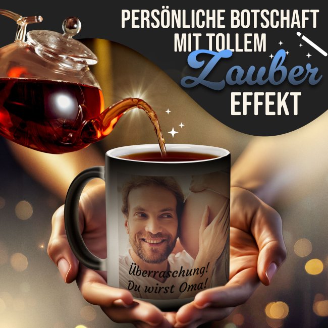Magic Mug Zaubertasse mit Foto - Classic-Druck - 300 ml