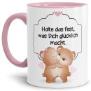 B&auml;rchen-Tasse &quot;Halte fest, was Dich...