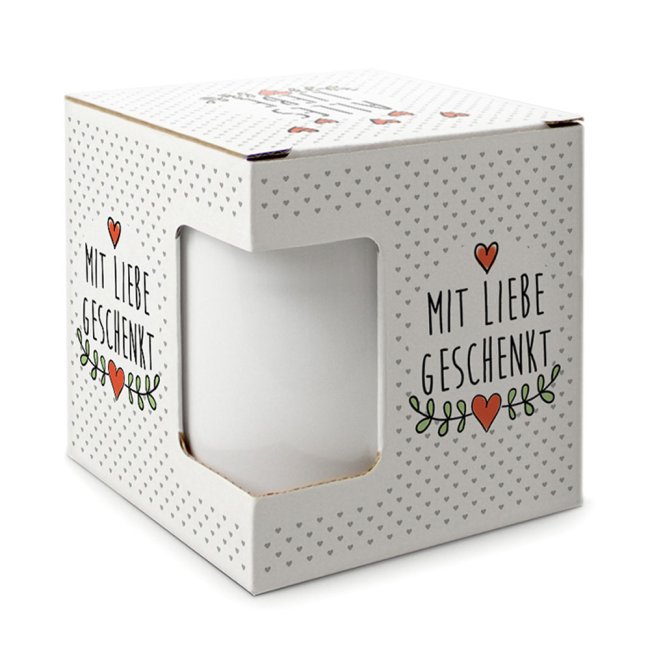 Verpackung "Mit Liebe geschenkt"