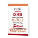 Gru&szlig;karte f&uuml;r die Chefin