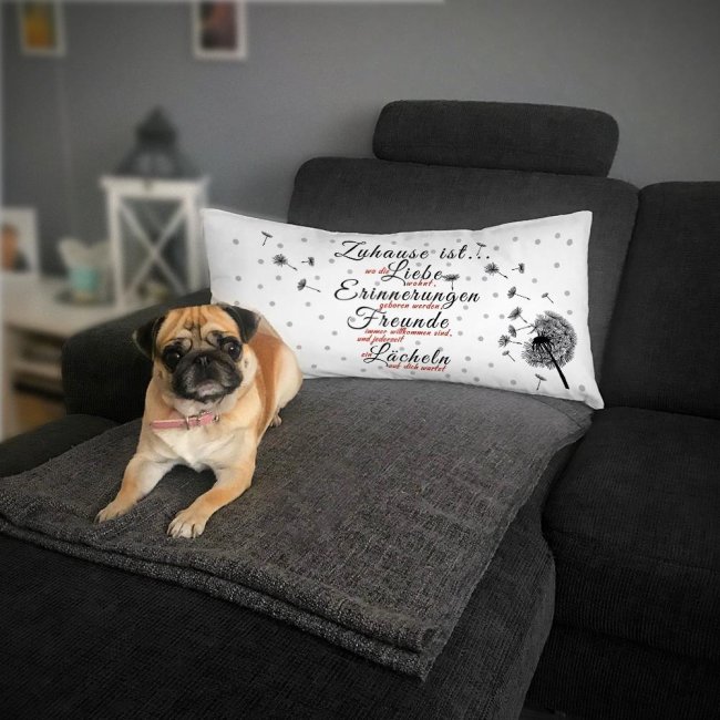 XXLSofaKissen mit schönem Spruch PRINT ROYAL, 25,95