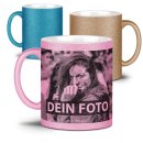 Tasse mit Glitzer-Effekt selbst gestalten