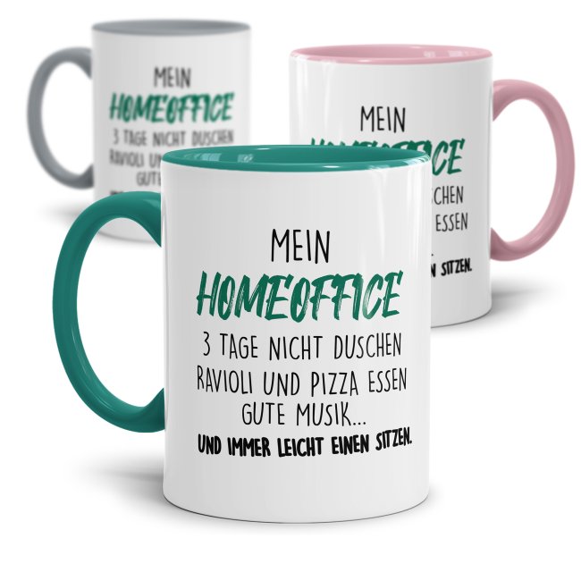 Home-Office Tasse - The end is near - Rosa