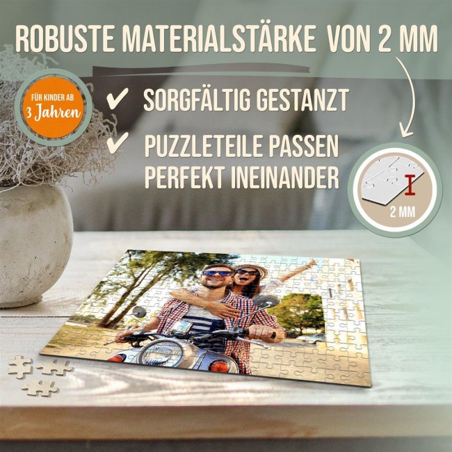 Fotopuzzle - 192 Teile inkl. bedruckter Metalldose