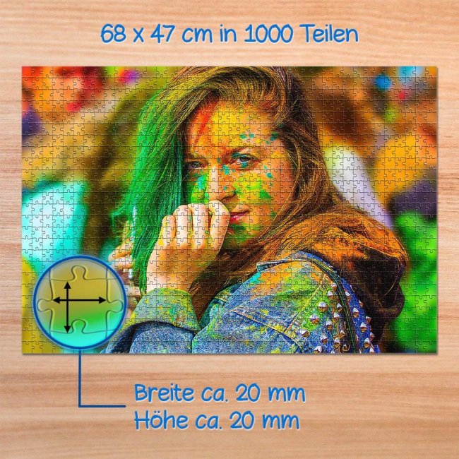 Fotopuzzle - 1000 Teile inkl. bedruckter Metalldose
