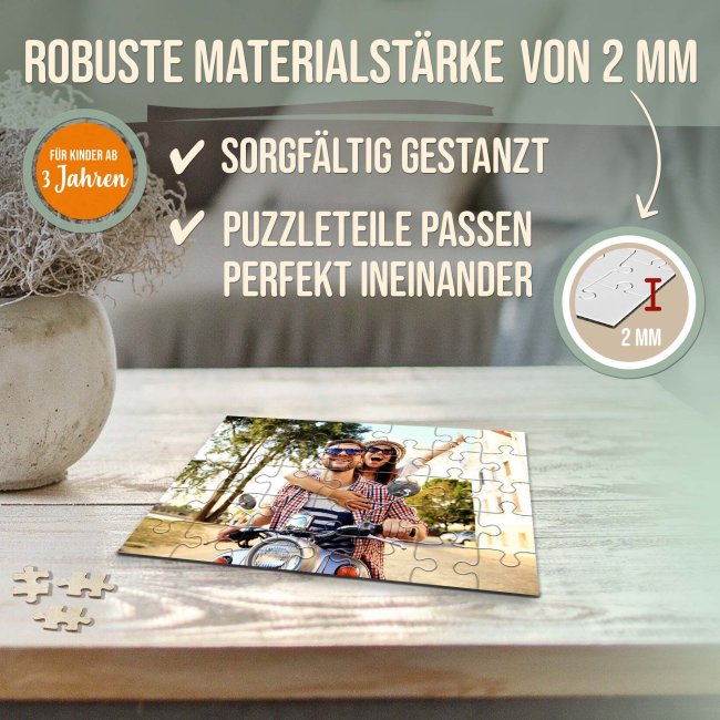 Fotopuzzle - 35 Teile inkl. bedruckter Metalldose