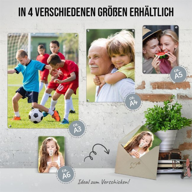 Blechschild  A5 Hochformat