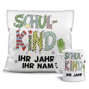 Geschenk-Set - Schulkind Junge - Ihr Wunschname und Jahr...