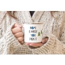 Emaille Tasse Camping mit Spruch - Home is where you park it