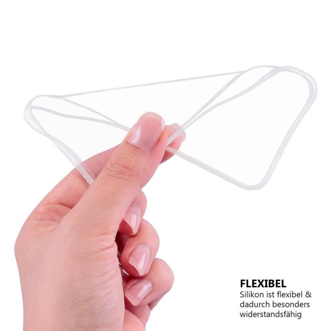 Bedruckte Handyh&uuml;lle f&uuml;r Apple iPhone XS - Silikoncase Transparent
