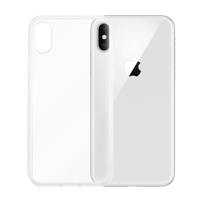 Bedruckte Handyh&uuml;lle f&uuml;r Apple iPhone XS - Silikoncase Transparent