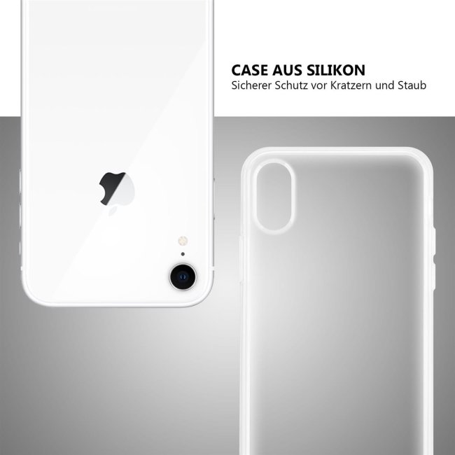Bedruckte Handyh&uuml;lle f&uuml;r Apple iPhone XR - Silikoncase Transparent