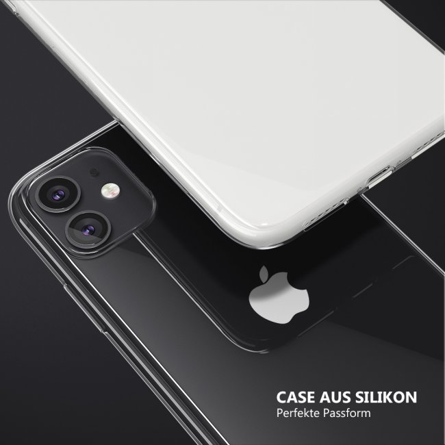 Bedruckte Handyh&uuml;lle f&uuml;r Apple iPhone 11 - Silikoncase Transparent