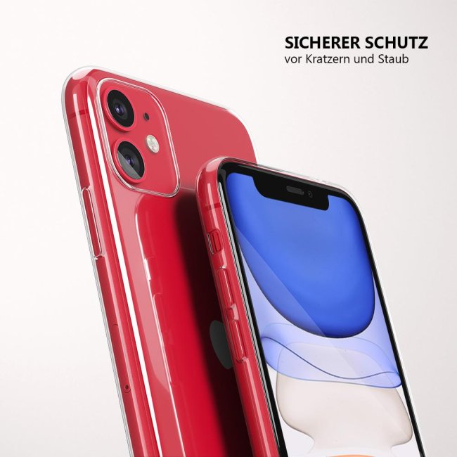 Bedruckte Handyh&uuml;lle f&uuml;r Apple iPhone 11 - Silikoncase Transparent