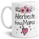 Tasse mit sch&ouml;nem Blumenmotiv - Allerbeste Bonus...