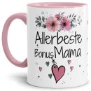 Tasse mit sch&ouml;nem Blumenmotiv - Allerbeste Bonus...