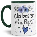 Tasse mit sch&ouml;nem Blumenmotiv - Allerbester Bonus...