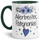 Tasse mit sch&ouml;nem Blumenmotiv - Allerbester...