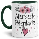 Tasse mit sch&ouml;nem Blumenmotiv - Allerbeste...