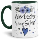 Tasse mit sch&ouml;nem Blumenmotiv - Allerbester...