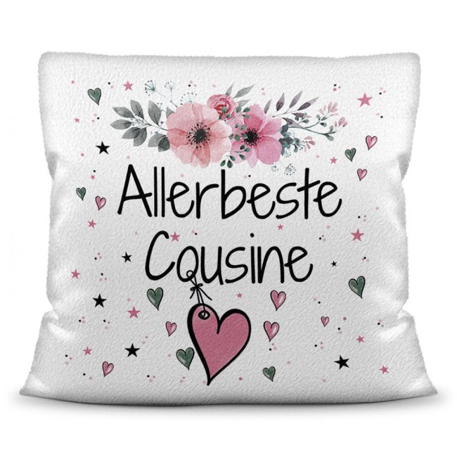 Kuschelkissen mit Spruch für die Allerbeste Cousine PRINT ROYAL, 17,95