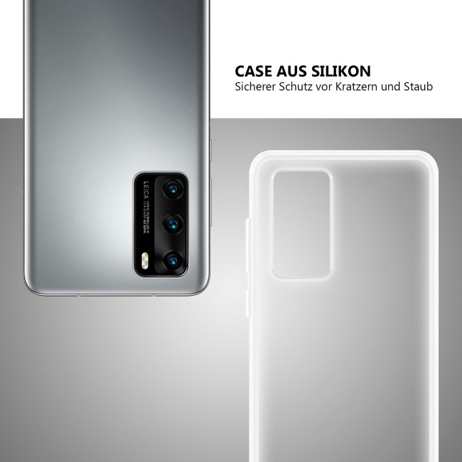 Bedruckte Handyh&uuml;lle f&uuml;r Huawei P40 - Silikoncase Transparent