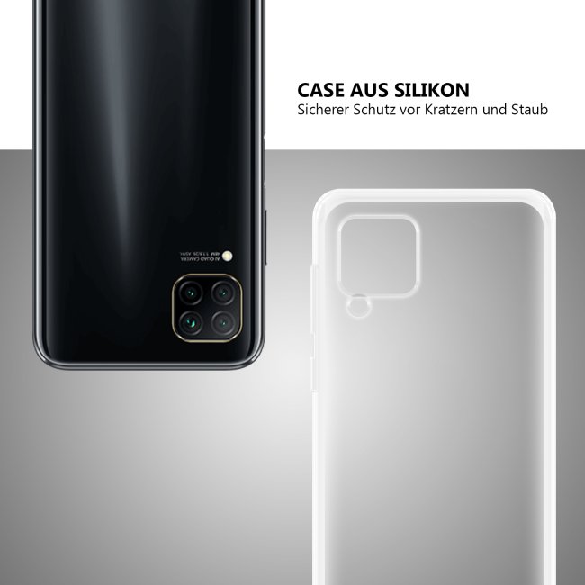 Bedruckte Handyh&uuml;lle f&uuml;r Huawei P40 Lite - Silikoncase Transparent