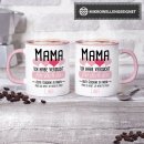 Tasse von WUNSCHNAME - F&uuml;r Mama von einem Kind -...