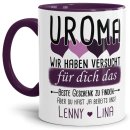 Tasse von WUNSCHNAMEN - F&uuml;r Uroma von mehr Kindern -...