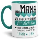 Tasse von WUNSCHNAMEN - F&uuml;r Bonus-Mama von mehr...