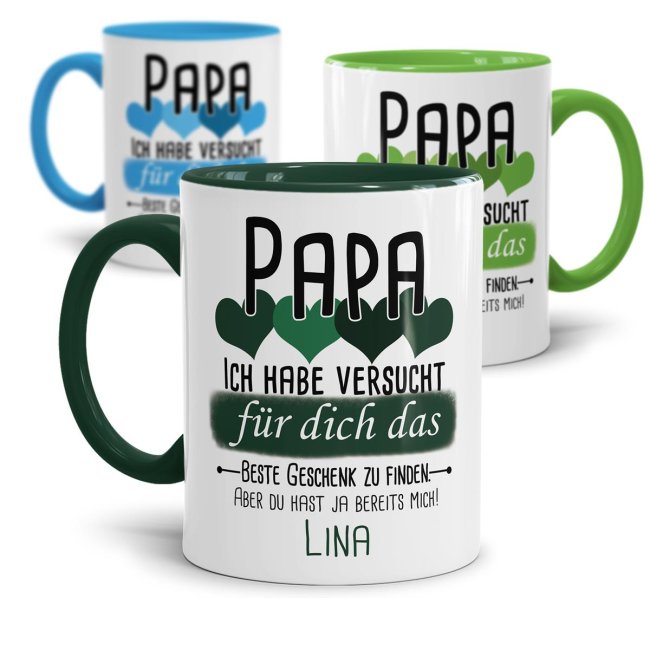 Tassen - Bestes Geschenk f&uuml;r IHN von WUNSCHNAME - Personalisiert