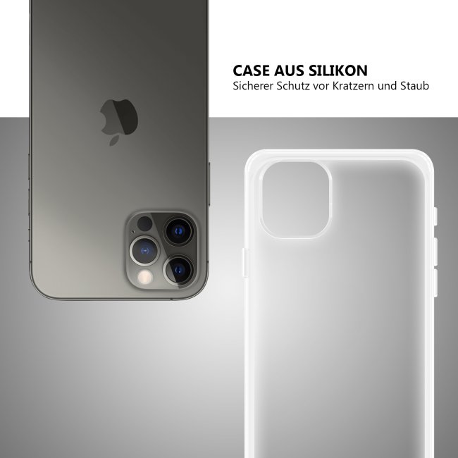 Bedruckte Handyh&uuml;lle f&uuml;r Apple iPhone 12 Pro Max - Silikoncase Transparent