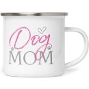 Emaille Tasse - DogMom CatMom