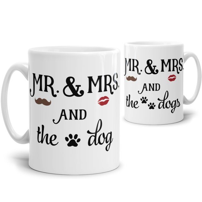 Tasse - Mr.and Mrs. And the dog