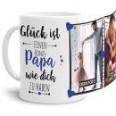 Tasse - Gl&uuml;ck ist, einen Bonuspapa wie Dich zu haben...