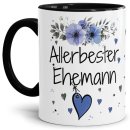 Tasse mit Spruch - Allerbester Ehemann - Innen &amp;...