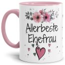 Tasse mit Spruch - Allerbeste Ehefrau - Innen &amp;...